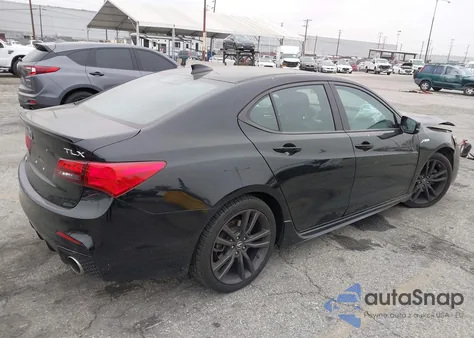 2020 Acura Tlx A-Spec/A-Spec W/Red Leather из США, поврежденный, VIN 19UUB1F61LA010937